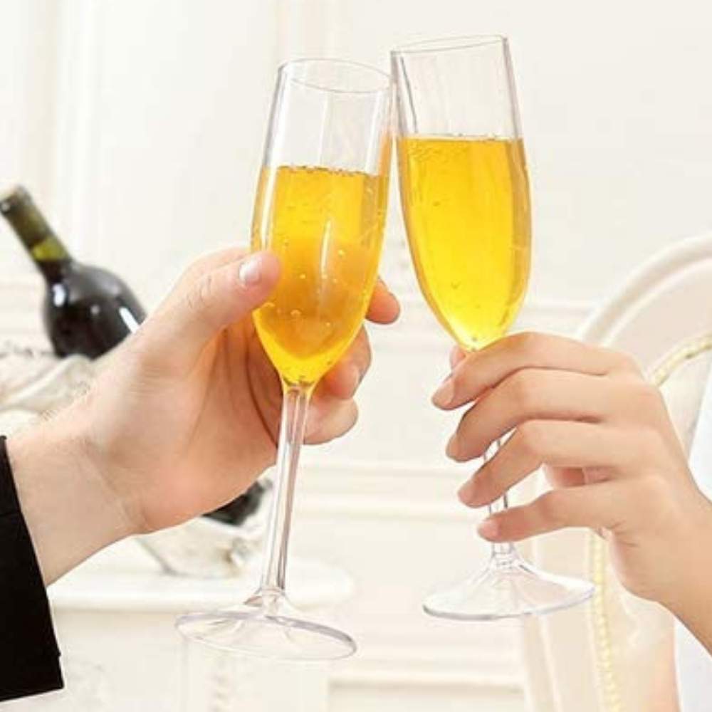 Plastic Champagne Flutes