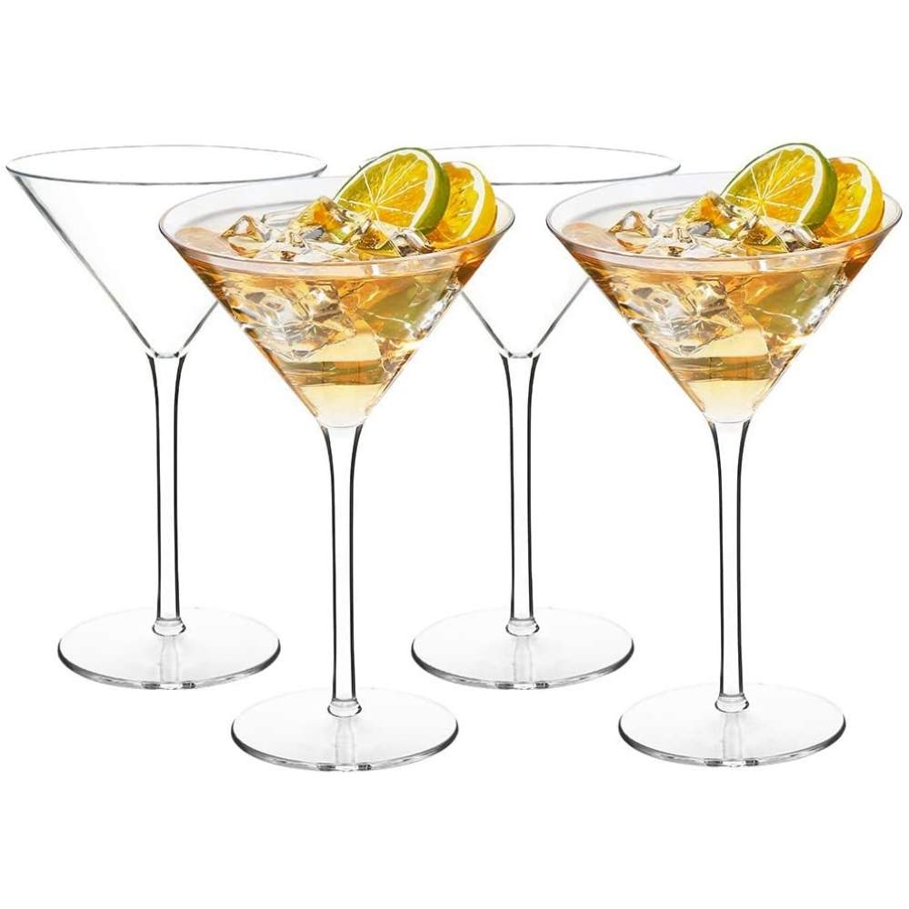 Plastic Martini Glasses